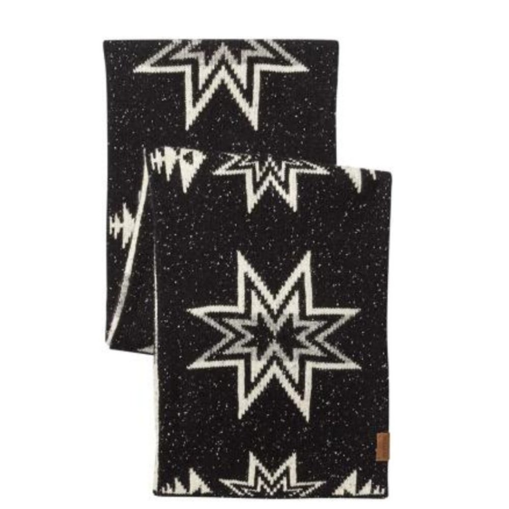 Pendleton Plains Star Scarf = Lambswool Blend - reversible